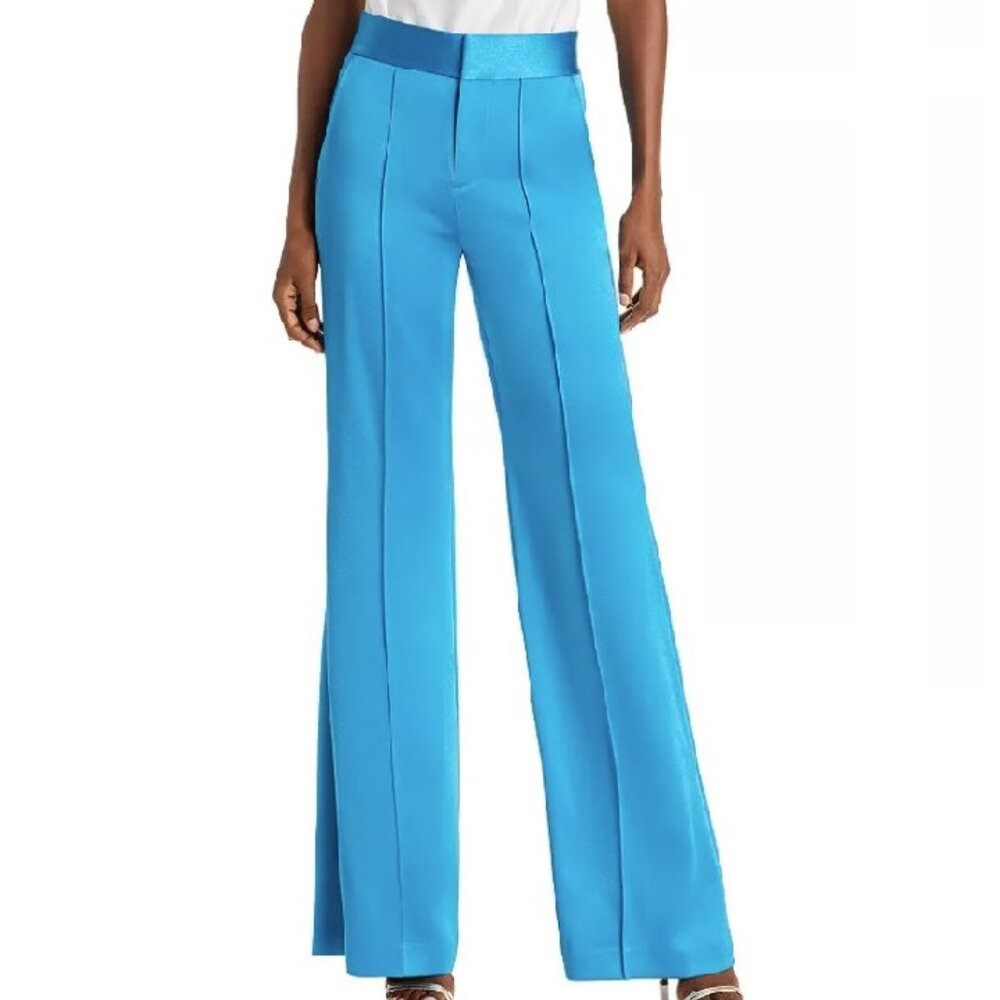 ALICE + OLIVIA DYLAN HW WIDE LEG PANT